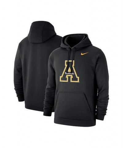 Men's Black Appalachian State Mountaineers Logo Club Pullover Hoodie $36.55 Sweatshirt