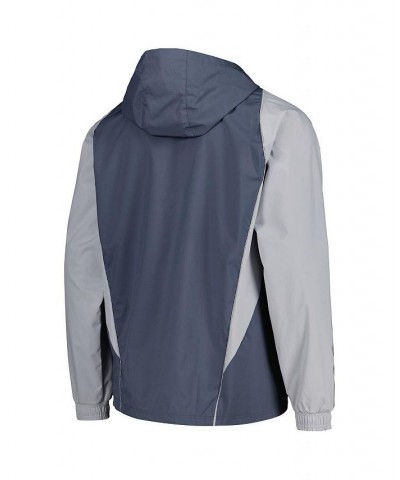 Men's Charcoal D.C. United All-Weather Raglan Hoodie Full-Zip Jacket $57.60 Jackets