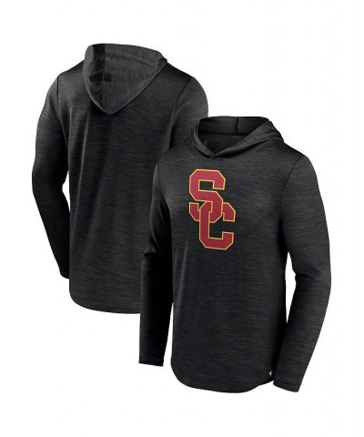 Men's Branded Heather Black USC Trojans Transitional Hoodie T-shirt $25.20 T-Shirts