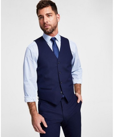 Men's Slim-Fit Stretch Solid Suit Separates Navy $46.00 Suits