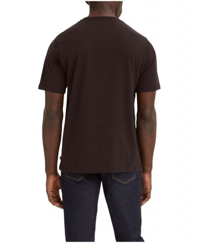 Men's Relaxed Fit Short Sleeve Graphic T-shirt Brown $14.68 T-Shirts