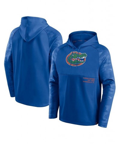 Men's Branded Royal Florida Gators Defender Raglan Pullover Hoodie $23.65 Sweatshirt