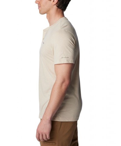 Men's Thistletown Hills Short Sleeve Henley Tan/Beige $21.99 Shirts