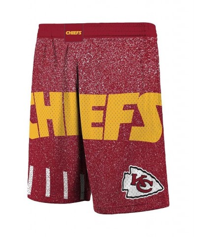 Men's Red Kansas City Chiefs Jumbotron Shorts $34.40 Shorts