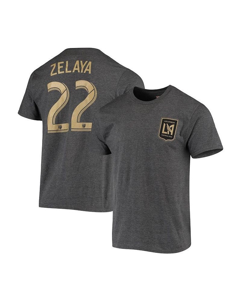 Men's Branded Rodolfo Zelaya Charcoal LAFC Authentic Stack T-shirt $20.79 T-Shirts