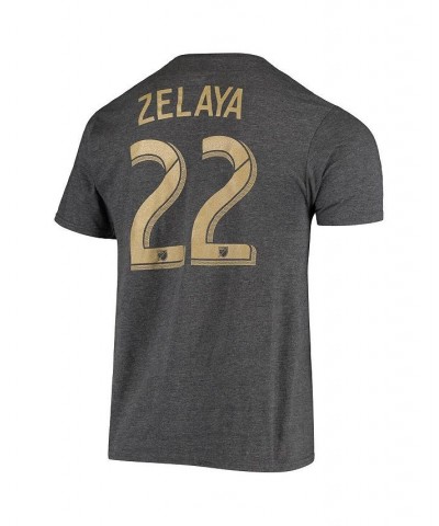 Men's Branded Rodolfo Zelaya Charcoal LAFC Authentic Stack T-shirt $20.79 T-Shirts