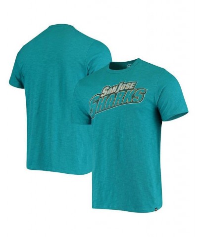 Men's '47 Teal San Jose Sharks Wordmark Scrum T-shirt $19.80 Sweatshirt