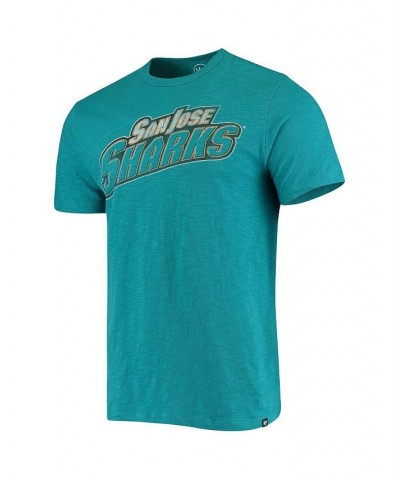 Men's '47 Teal San Jose Sharks Wordmark Scrum T-shirt $19.80 Sweatshirt