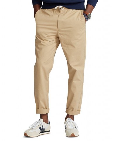 Men's Relaxed Fit Polo Prepster Twill Pants Tan/Beige $55.00 Pants