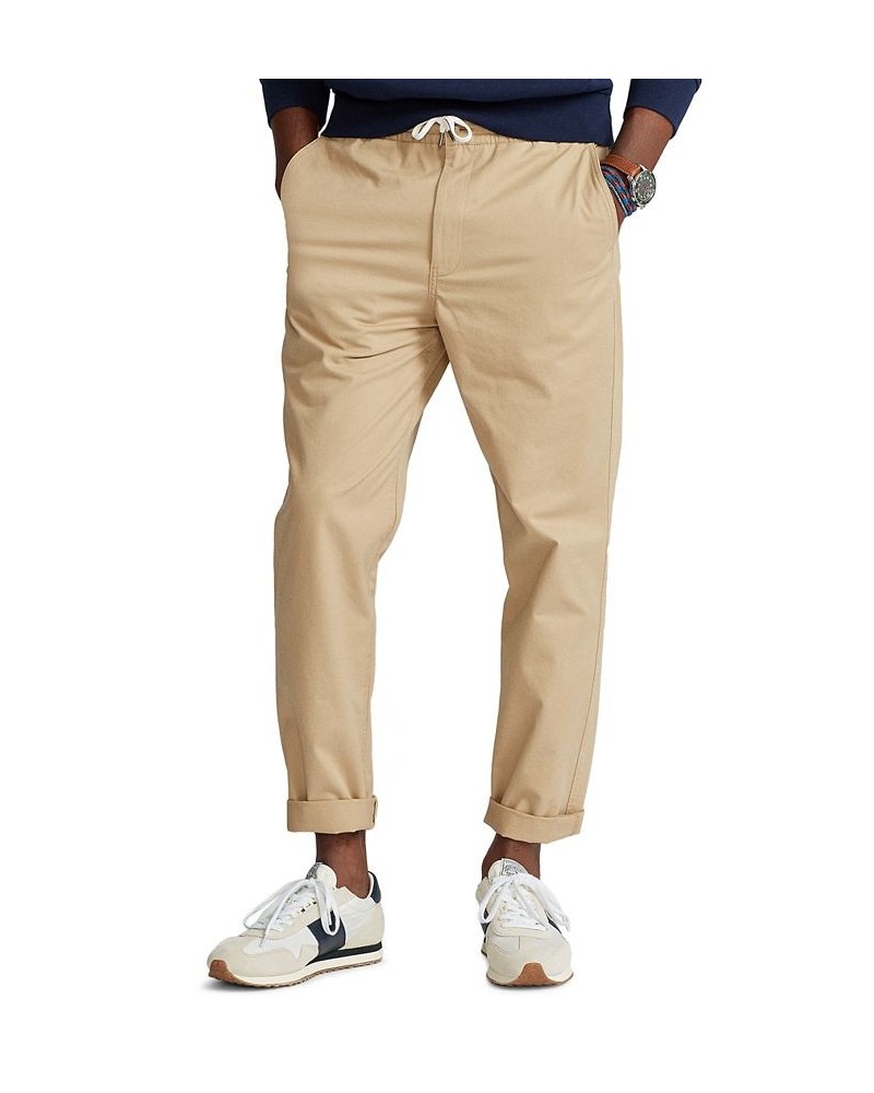 Men's Relaxed Fit Polo Prepster Twill Pants Tan/Beige $55.00 Pants