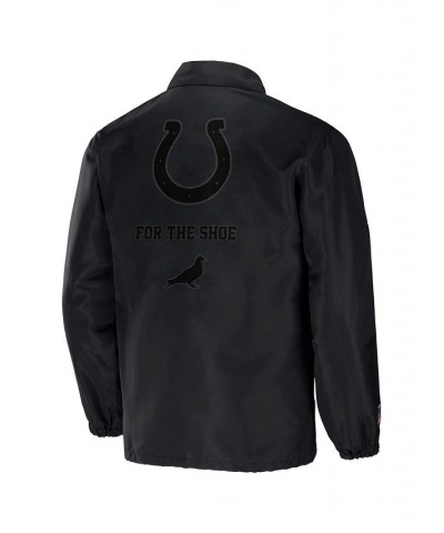 Men's NFL X Staple Black Indianapolis Colts Embroidered Nylon Jacket $37.09 Jackets