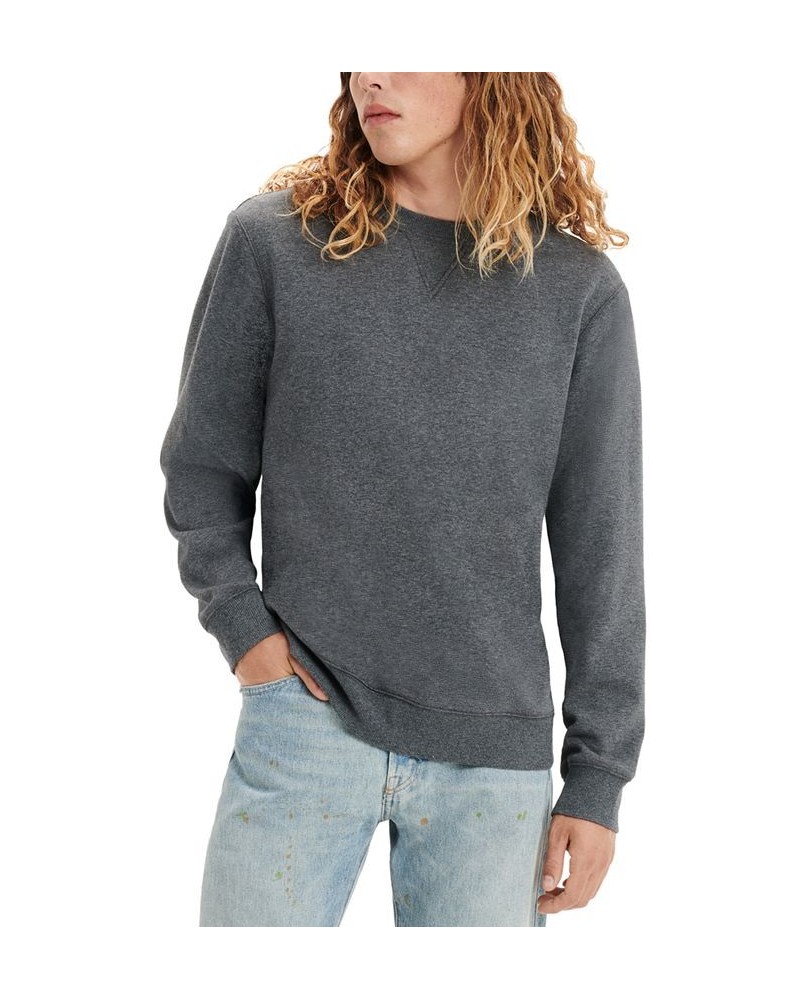 Men's Harland Double-Knit Fleece Sweater Gray $28.97 Pajama