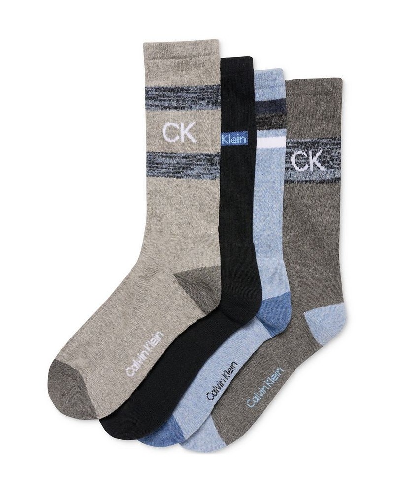 Men's 4-Pk. Logo Cushion Crew Socks Grey Assorted $13.75 Socks