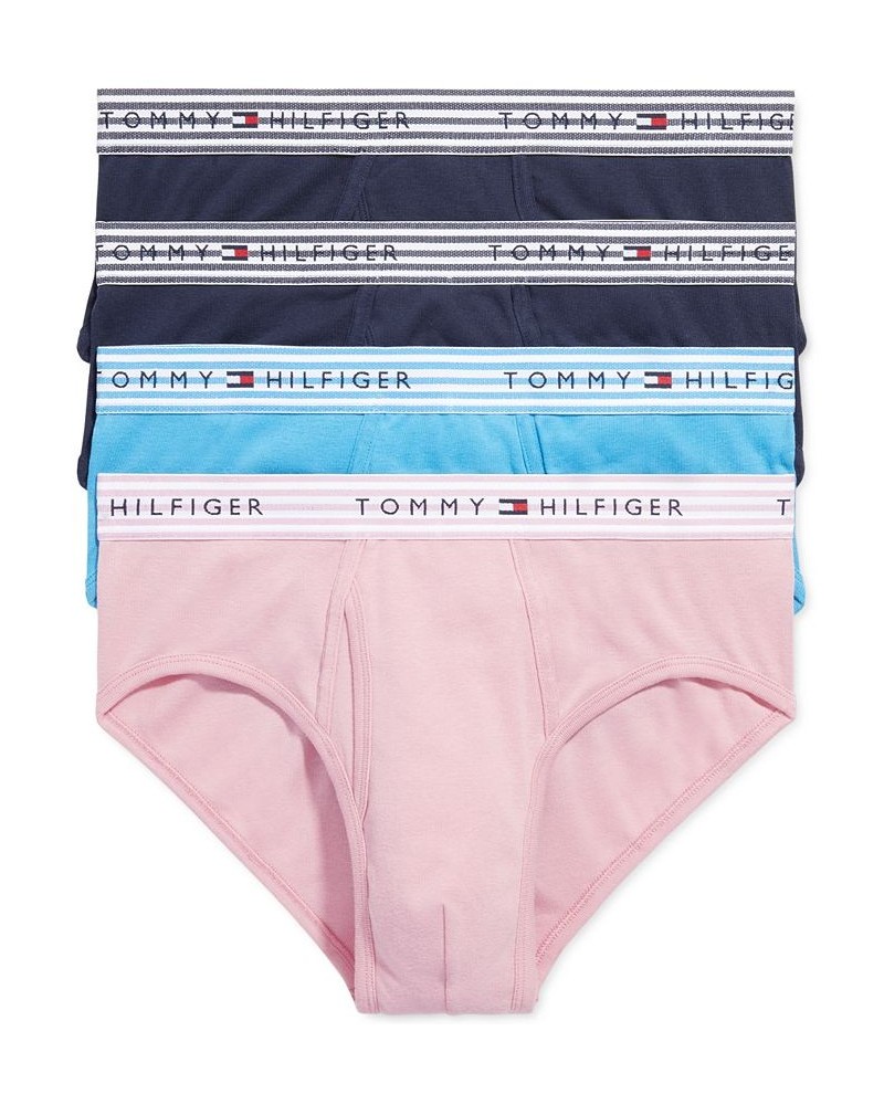 Men's Classics 4-Pk. Moisture-Wicking Cotton Briefs Pink $14.00 Underwear