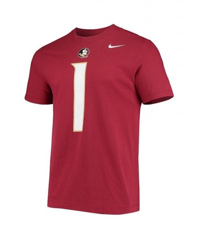 Men's 1 Garnet Florida State Seminoles Jersey T-shirt $16.40 T-Shirts