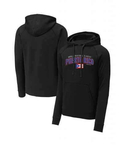 Men's Black Puerto Rico Baseball 2023 World Baseball Classic Country Pride Pullover Hoodie $31.50 Sweatshirt