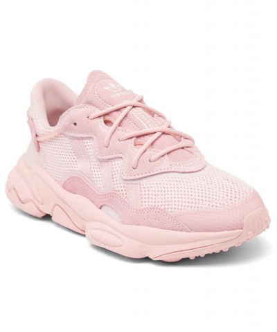 Women's Originals Ozweego Casual Sneakers Pink $50.35 Shoes