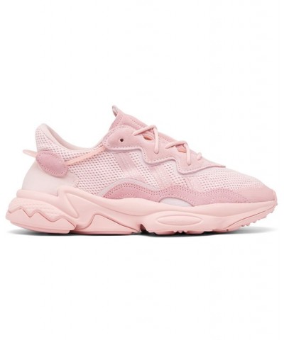 Women's Originals Ozweego Casual Sneakers Pink $50.35 Shoes