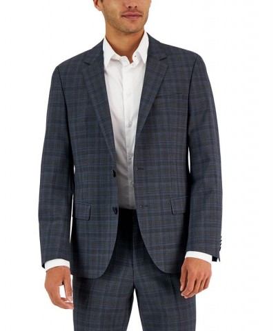 Men's Modern-Fit Suit Gray $182.00 Suits