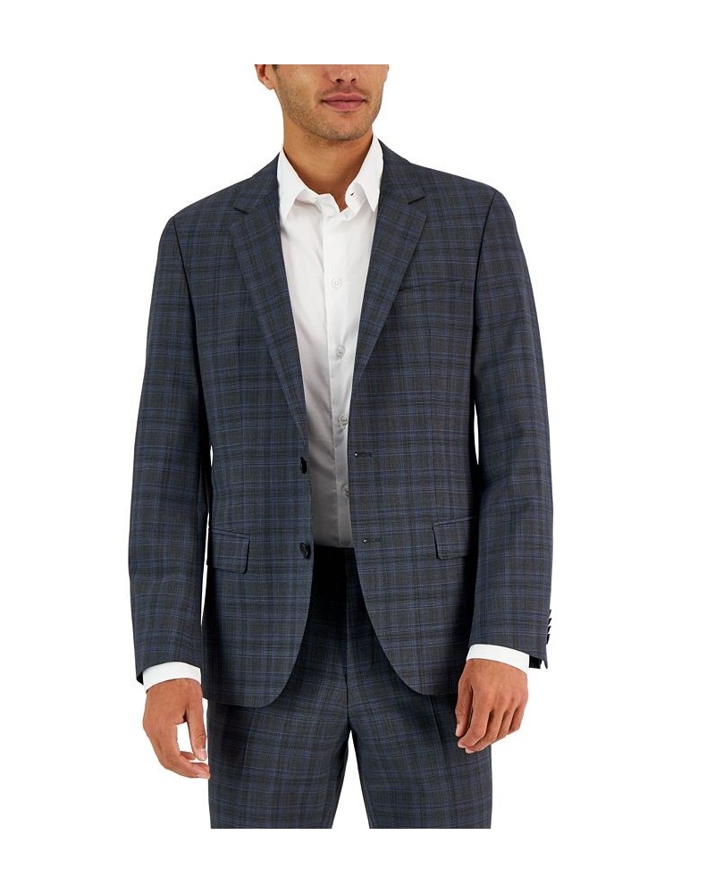 Men's Modern-Fit Suit Gray $182.00 Suits