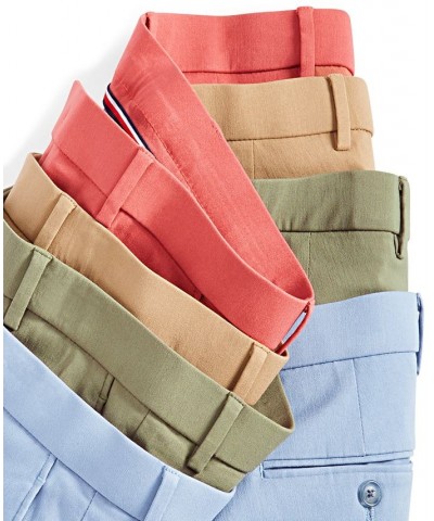 Men's Modern-Fit TH Flex Stretch Comfort Solid Performance Pants Camel $25.30 Pants