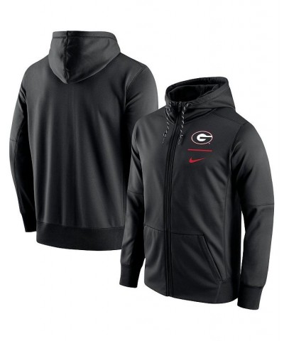 Men's Black Georgia Bulldogs Logo Stack Performance Full-Zip Hoodie $46.79 Sweatshirt