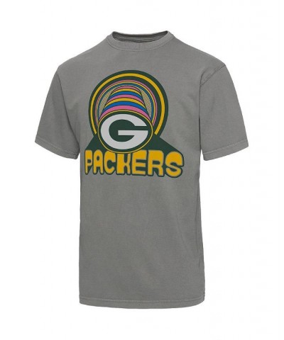 Men's Graphite Green Bay Packers Wonderland Infinity Vibe T-shirt $27.49 T-Shirts