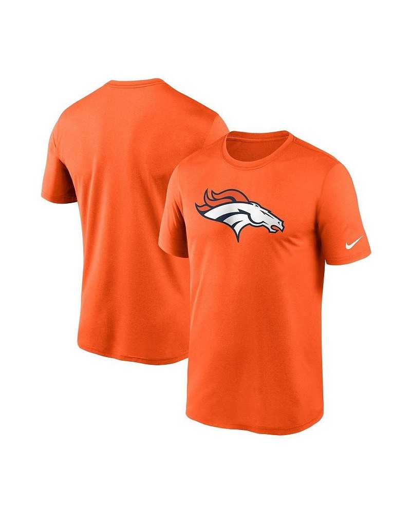 Men's Orange Denver Broncos Logo Essential Legend Performance T-shirt $27.99 T-Shirts