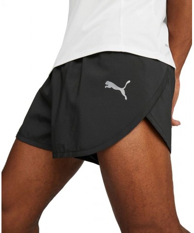 Men's Run Favorite Moisture-Wicking 3" Split Shorts Black $17.60 Shorts