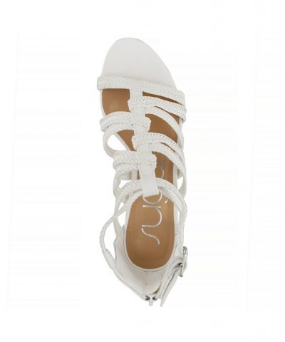 Women's Browser Braided Sandals White $35.88 Shoes