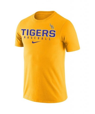 Men's Gold LSU Tigers Baseball Legend Performance T-shirt $27.49 T-Shirts