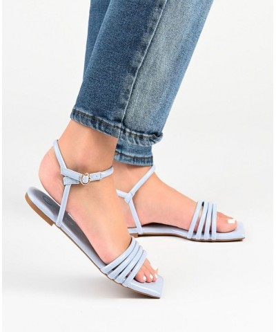 Women's Lyddea Multi Strap Sandals Pink $43.99 Shoes