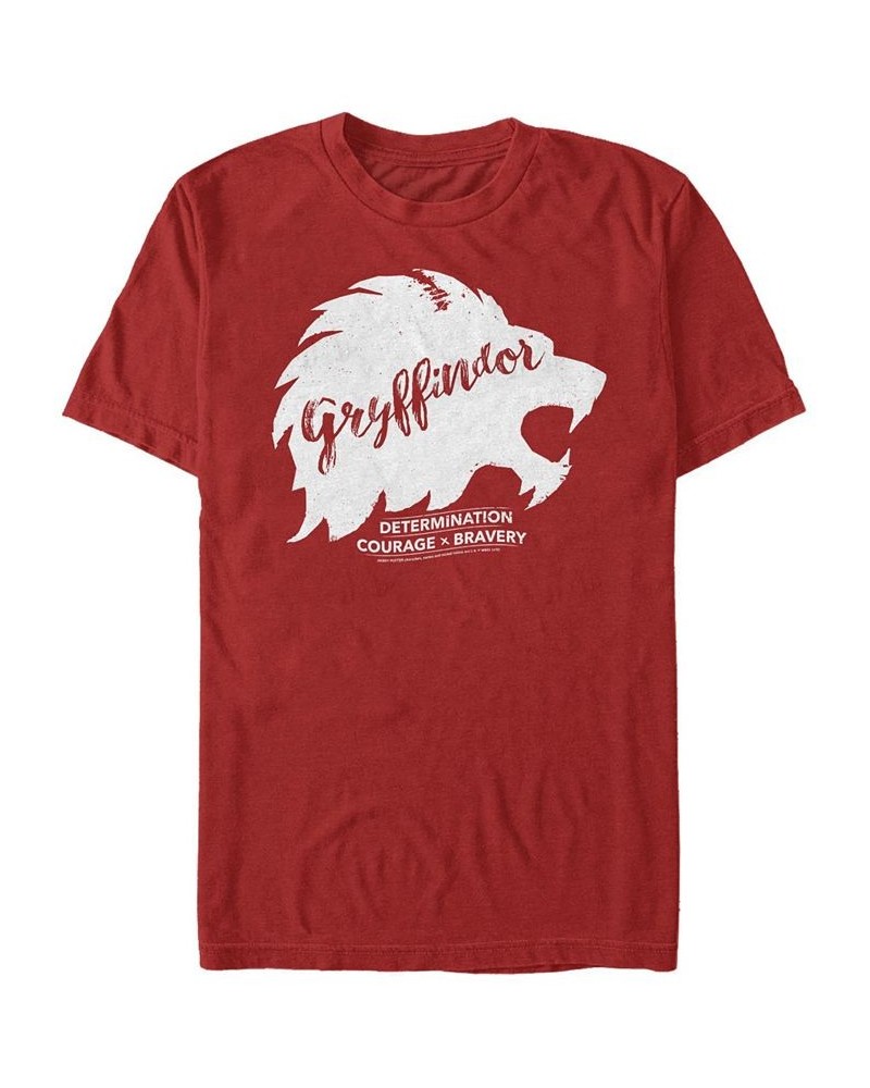 Men's Determination Short Sleeve Crew T-shirt Red $19.94 T-Shirts