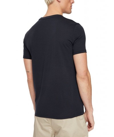 Men's Slim-Fit Stitch Logo T-Shirt Blue $41.60 T-Shirts