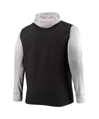 Men's Black and Gray Cincinnati Bengals Big and Tall Alpha Full-Zip Hoodie Jacket $42.63 Jackets