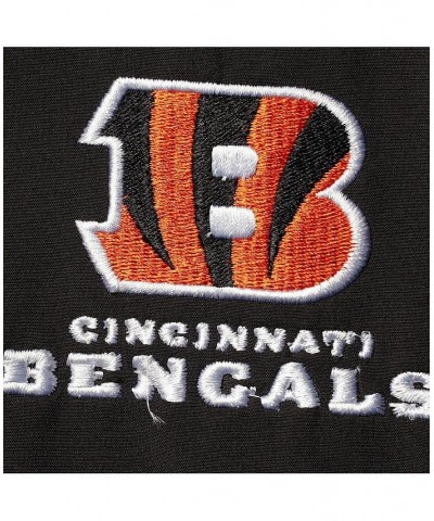 Men's Black and Gray Cincinnati Bengals Big and Tall Alpha Full-Zip Hoodie Jacket $42.63 Jackets