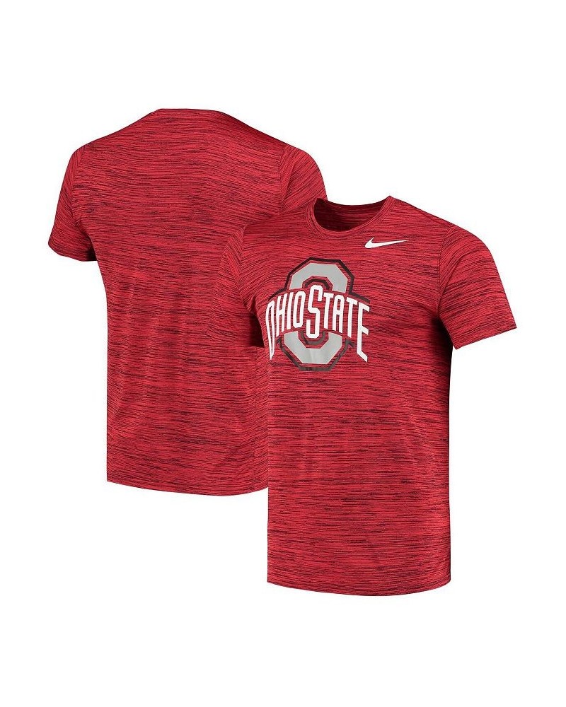 Men's Scarlet Ohio State Buckeyes Logo Velocity Legend Performance T-shirt $23.00 T-Shirts