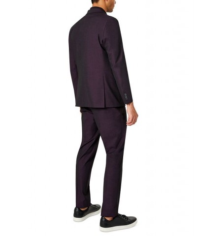 Men's Slim-Fit Ready Flex Stretch Suit Purple $60.80 Suits