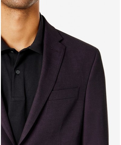 Men's Slim-Fit Ready Flex Stretch Suit Purple $60.80 Suits