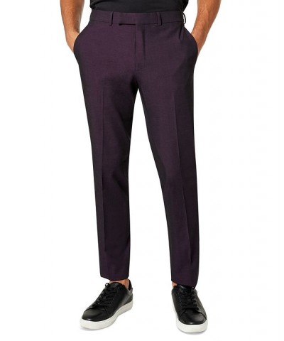 Men's Slim-Fit Ready Flex Stretch Suit Purple $60.80 Suits