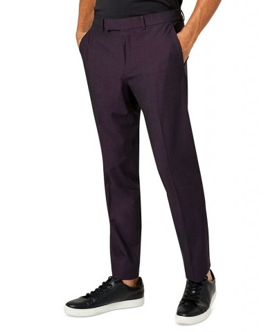 Men's Slim-Fit Ready Flex Stretch Suit Purple $60.80 Suits