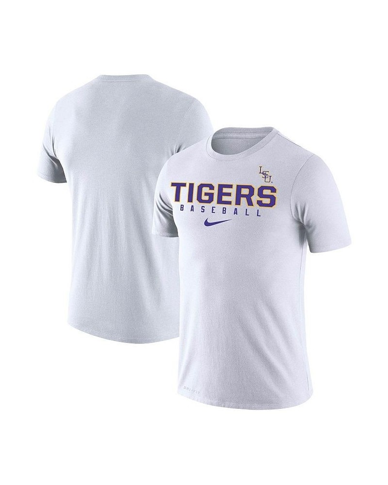 Men's White Lsu Tigers Baseball Legend Performance T-shirt $22.50 T-Shirts