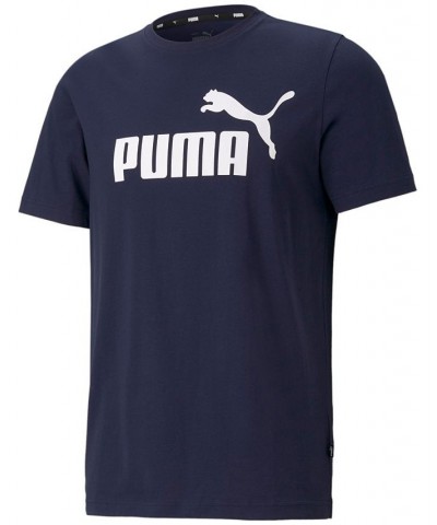 Men's Essential Logo T-Shirt Blue $15.24 T-Shirts