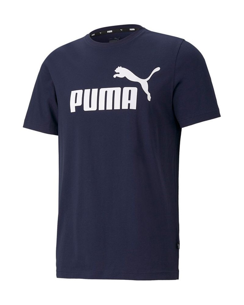 Men's Essential Logo T-Shirt Blue $15.24 T-Shirts