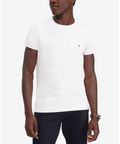 Men's Stretch Slim-Fit Crewneck T-Shirt White $16.81 T-Shirts