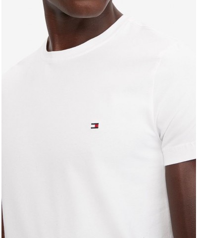 Men's Stretch Slim-Fit Crewneck T-Shirt White $16.81 T-Shirts