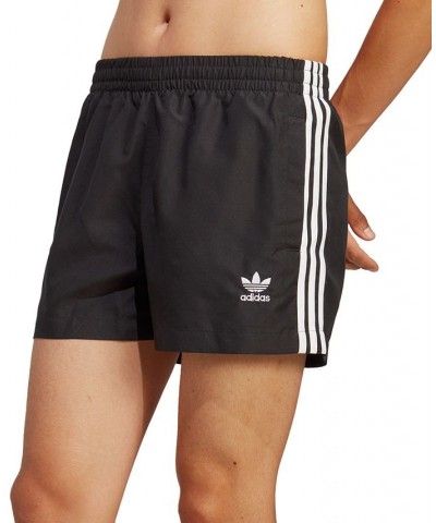 Men's 5" Ori Adicolor 3-Stripes Swim Shorts Black $26.65 Swimsuits