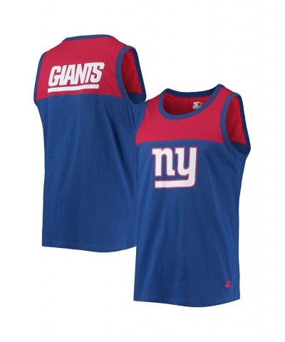 Men's Royal, Red New York Giants Team Touchdown Fashion Tank Top $25.00 T-Shirts