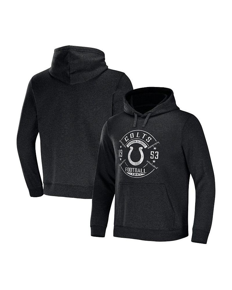 Men's NFL x Darius Rucker Collection by Heather Charcoal Indianapolis Colts Radar Pullover Hoodie $38.68 Sweatshirt