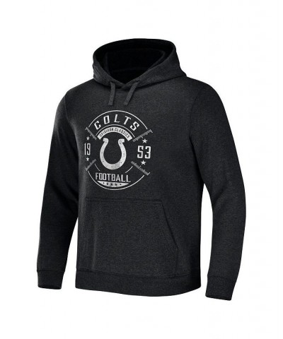 Men's NFL x Darius Rucker Collection by Heather Charcoal Indianapolis Colts Radar Pullover Hoodie $38.68 Sweatshirt